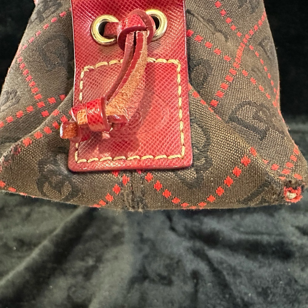 Dooney & Bourke Signature Canvas Shoulder Bag - Picture 6 of 12
